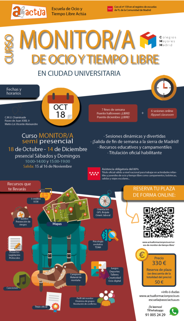 Monitor de tiempo libre Curso